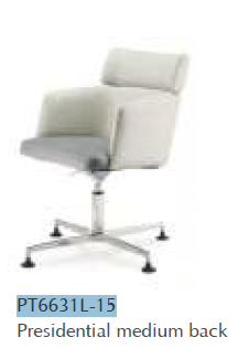 NEXUS PHANTOM PRESIDENTIAL MEDIUM BACK CHAIR - PT6631L-15