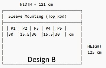 RFID Portal Isolation Curtains (Design B)