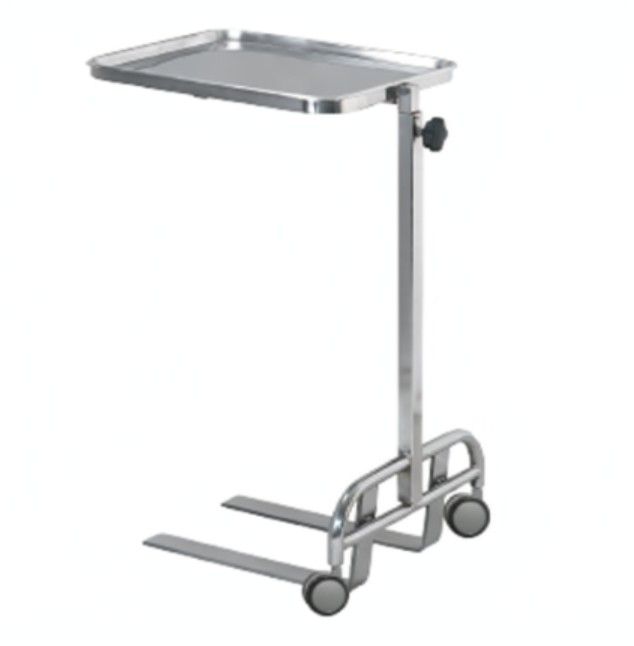LKL SURGICAL MAYO INSTRUMENT STAND. ADJUSTABLE HEIGHT (MM) : 850-1300 (H) APPROX