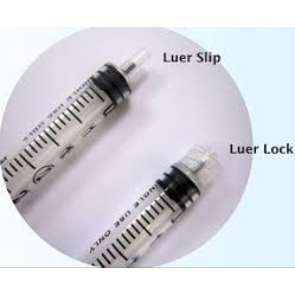 Disposable Syringe Luer Lock/Luer Slip