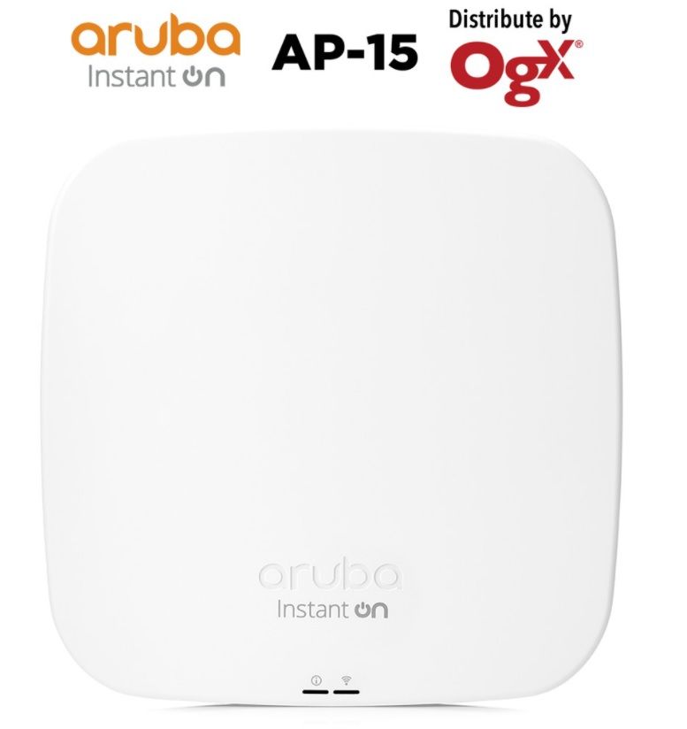 Aruba Instant On AP-15 Access Point (Bundle 12V Power Adapter & (UK) AC Power Cord)
