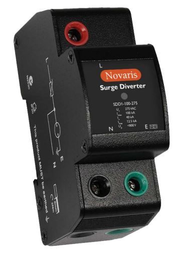 Surge Diverter, 1 Phase, 100kA, 275VAC, All Mode, without alarm contact SDD1-100-275