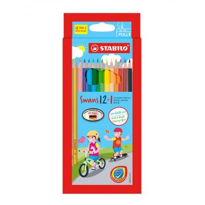 STABILO Swans Color Pencil [Full] ( 1870S/13 ) - 12+1 Col [12/240]