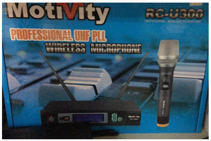 MOTIVITY PROFESSIONAL UHF PLL WIRELESS MICROPHONE RC-U300