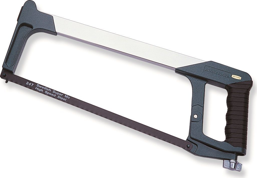 JONNESWAY HEAVY DUTY DELUXE TYPE HACKSAW W/12" H.S.S BLADE