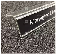 Cubicle Acrylic Name Plate