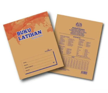 A4 Exercise book Buku Latihan Buku tulis sekolah latihan 80 pages 5pcs 5pc 6081 SingLine 80 EB-6084-KK