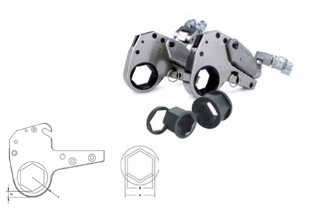 Temo 100mm Hex. Nut Size Lock Ring to Suit Ratchet Heads on TMHY51-10030C