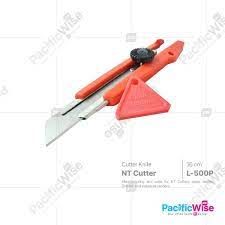 NT Cutter Knife Heavy Duty L-500P/Utility Knife/Stationery Blade/Pisau Pemotong (1's/Pack) - 1Pack