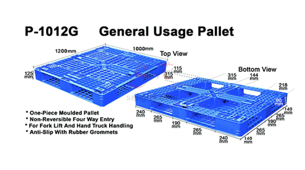 TOYOGO PLASTIC PALLET P-1012G / PLASTIC PALLET / PALLET