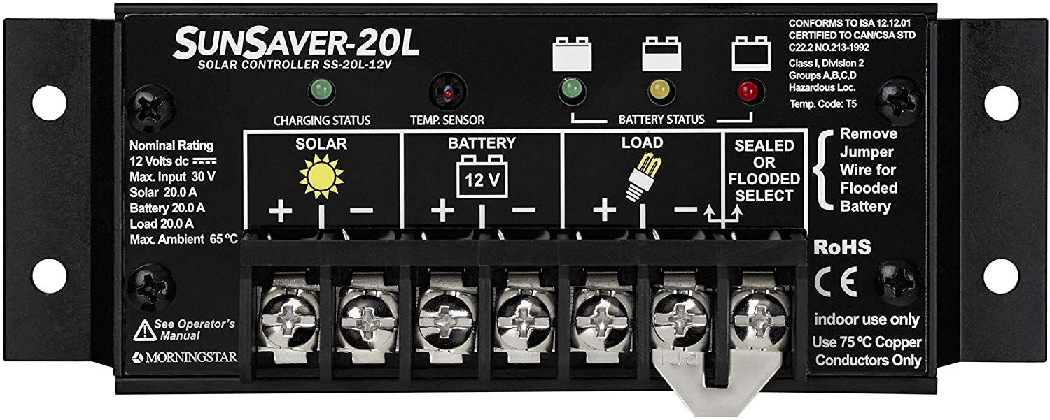 MORNINGSTAR *Morningstar SS-20L 12V solar charge controller