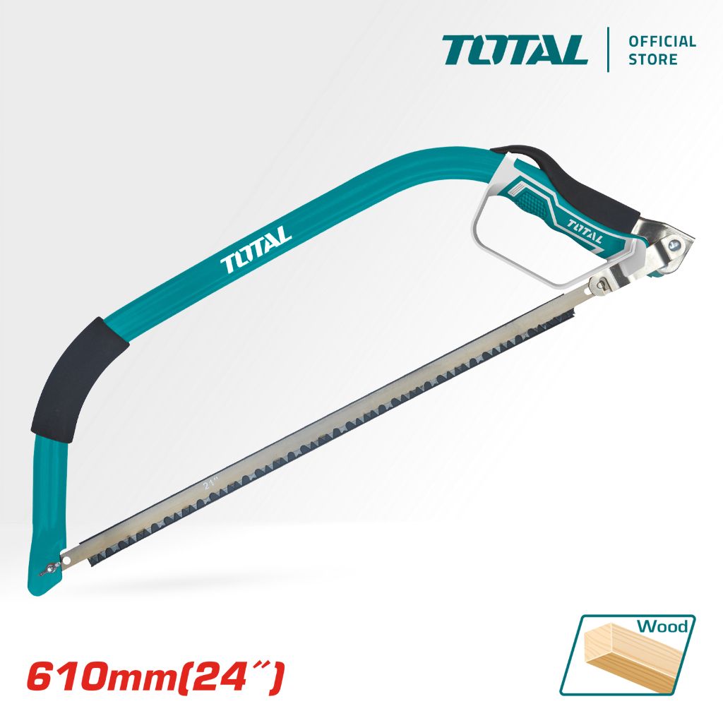 TOTAL BOW SAW FOR CUTTING & SAWING THROUGH WOOD (610MM/24") THT59241