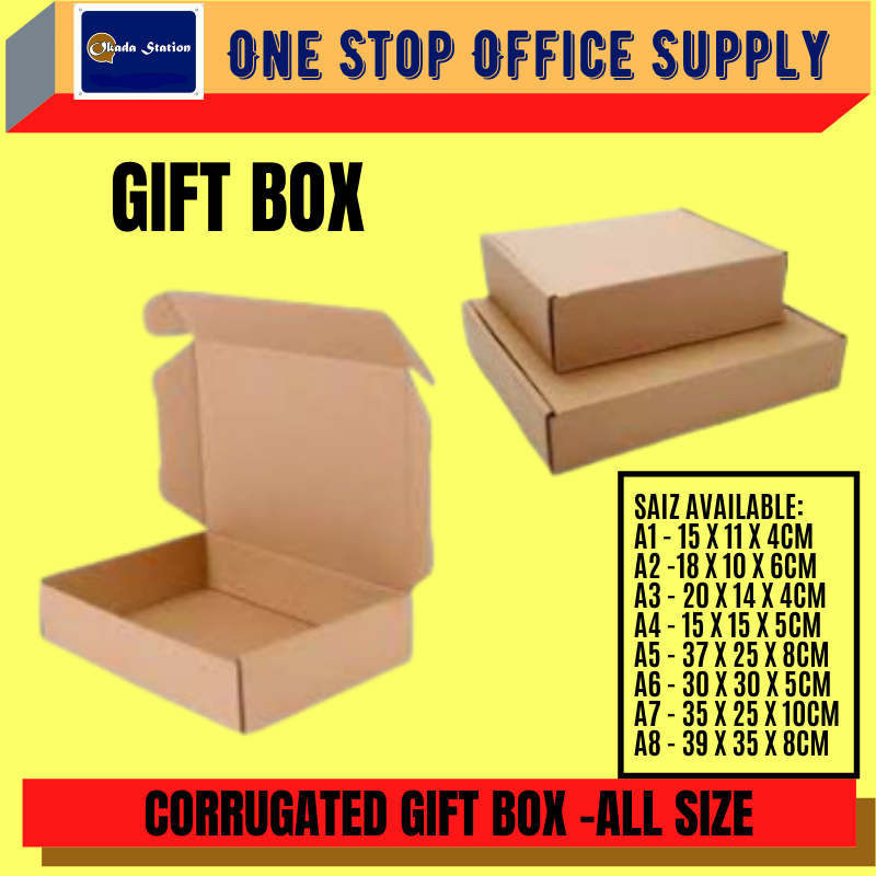 GIFT BOX - CARTON BOX / CORRUGATED BOX / KOTAK HADIAH