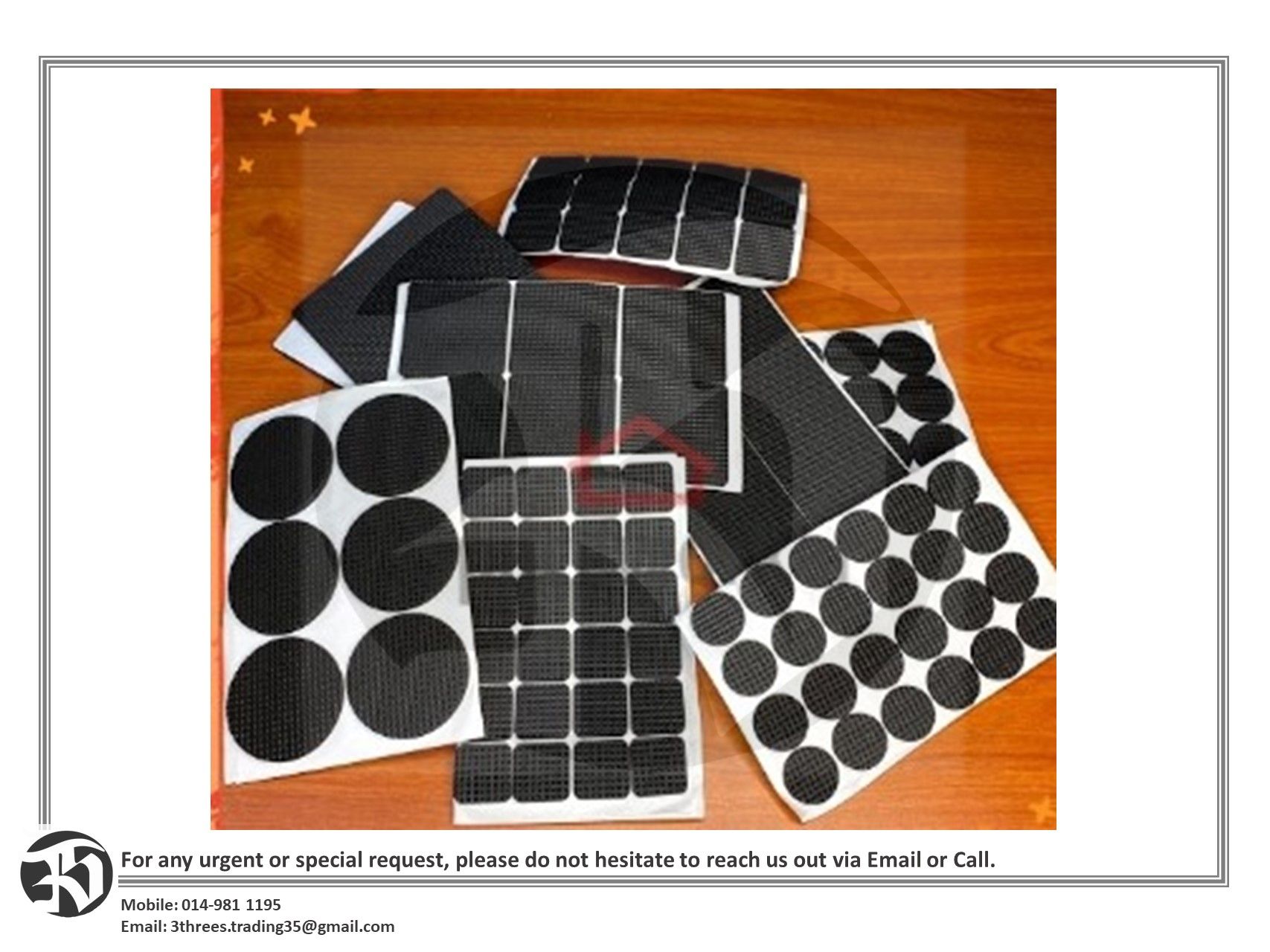 Furniture Anti Slip Rubber Pad Self Adhesive Table Leg Chair Sofa Feet Protector