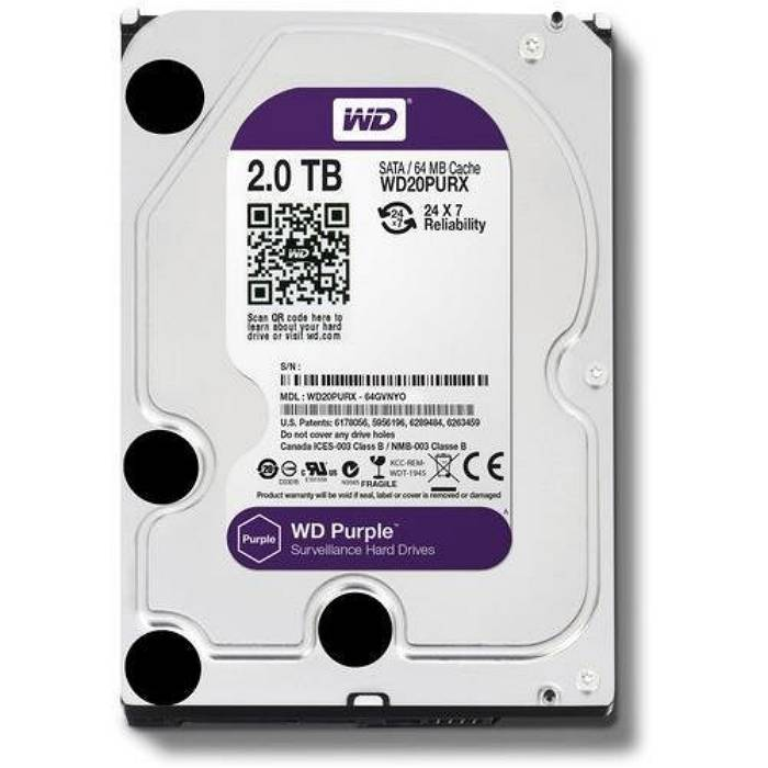 Western Digital Hard Disk WD20PURZ, 2TB