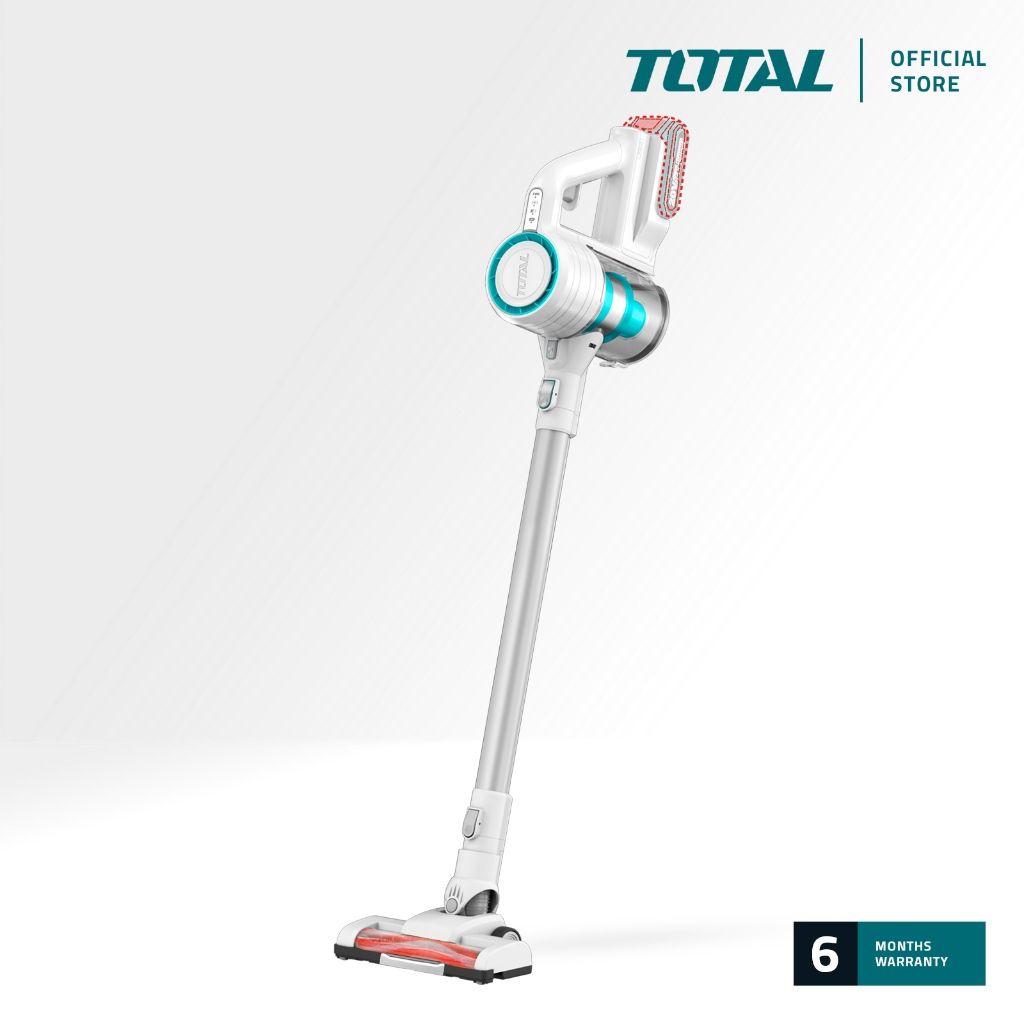 TOTAL LI-ION VACUUM CLEANER WITH HEPA FILTER + MULTI CYCLONE CHAMBER + BATTERY & CHARGER (0.8L/20V) P20S TVLI2006