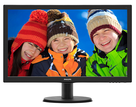 Genuine Malaysia Philips Warranty - PHILIPS 243V5QHSBA 23.6 INCH FHD LCD MONITOR
