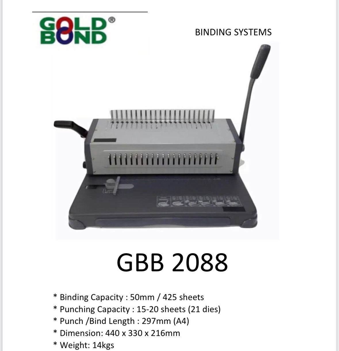 Binding Machine GBB 2088