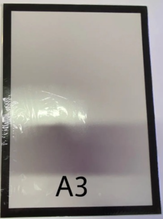 A3 Adhesive Magnetic Frame Display Board Wall Stick Frame