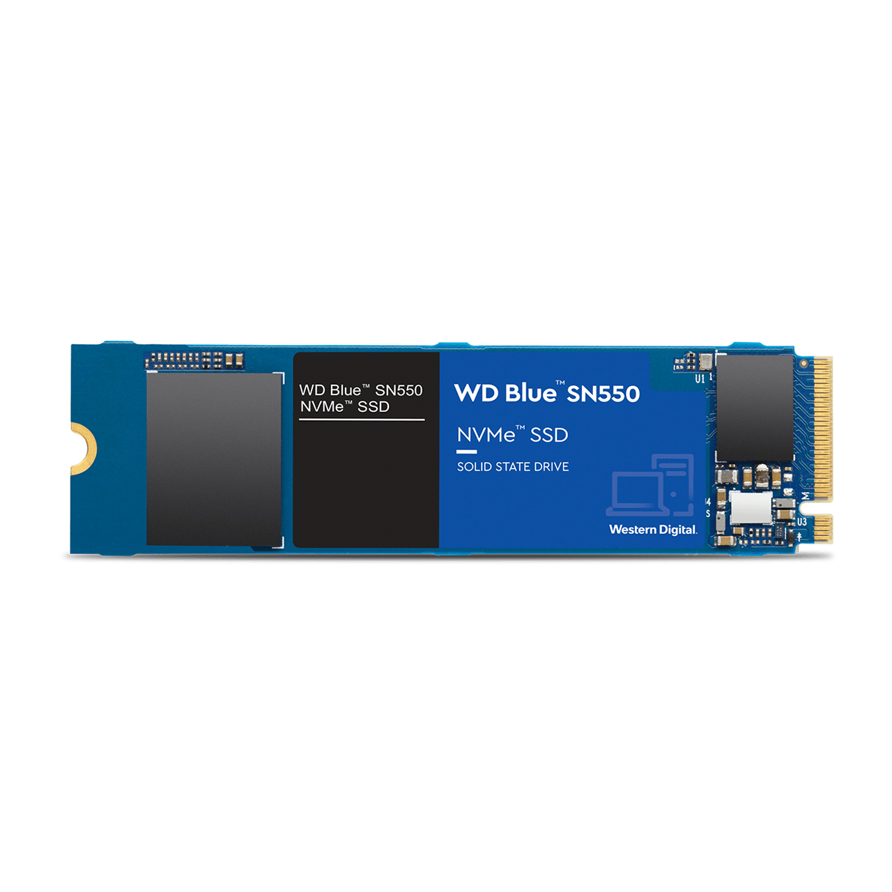 Genuine Malaysia Western Digital Warranty - WESTERN DIGITAL BLUE SN550 M.2 PCIE NVME GEN (G3X4) 500GB SSD WDS500G2B0C