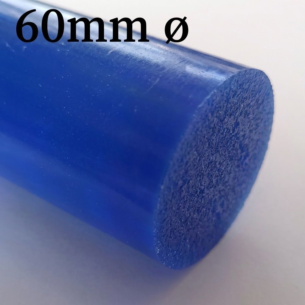 QP NYLON ROD BLUE COLOR 60MM DIAMETER