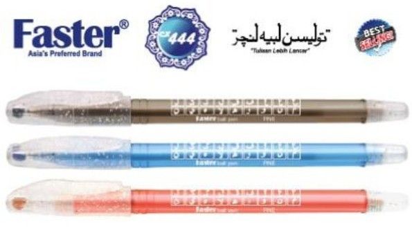 FASTER BALL PEN CX444 0.4MM (BLACK)