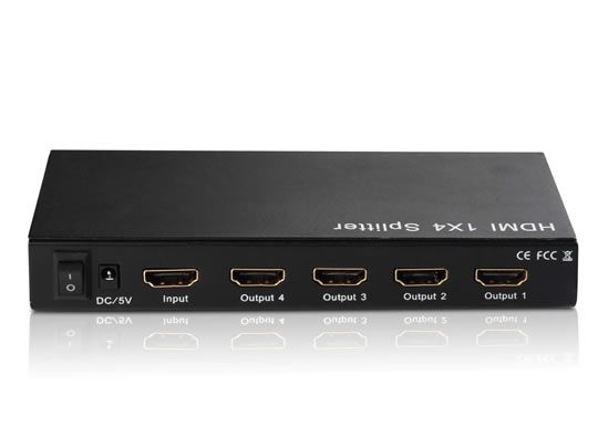 HIGH QUALITY HDMI 1 IN TO 4 OUT SUPPORT 2K 4K VIDEO SPLITTER
