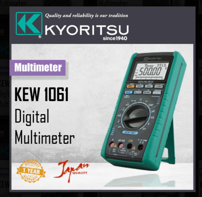 KYORITSU 1061 DIGITAL MULTIMETER