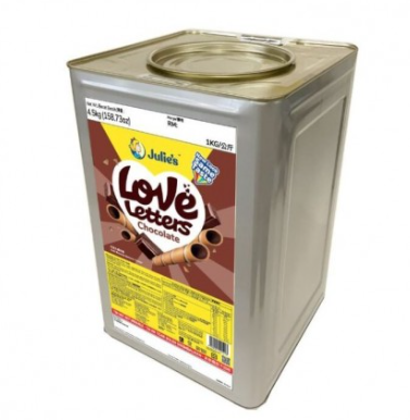 JULIE'S  LOVE LETTER  CHOCOLATE  4.5KG/TIN
