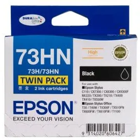 EPSON 73HN BLACK INK CATRIDGE (High Cap - Single) C13T104190