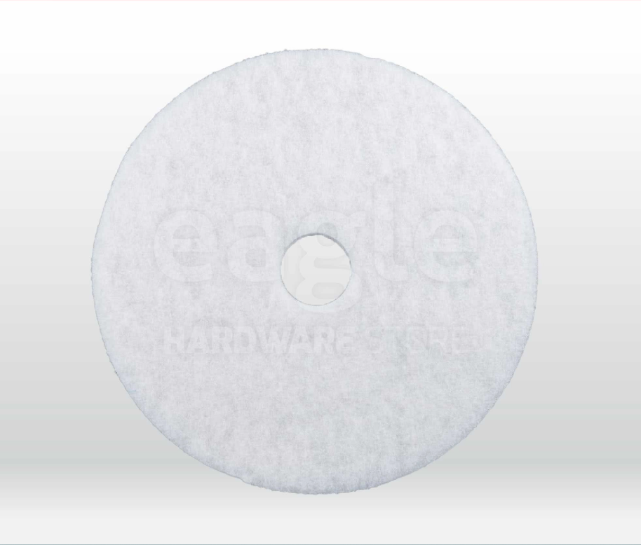 3M 4100 16"WHITE POLISH PAD