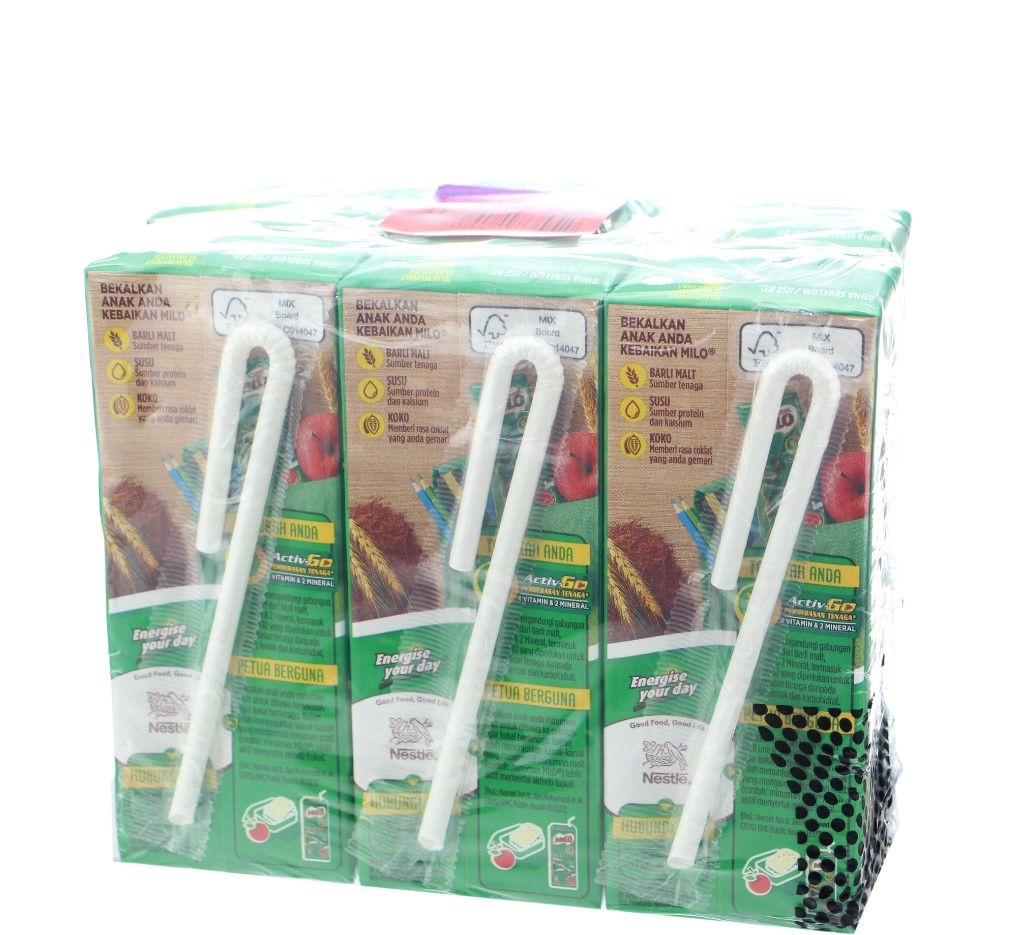 MILO UHT Activ-Go Packet Drink (200ml x 6)