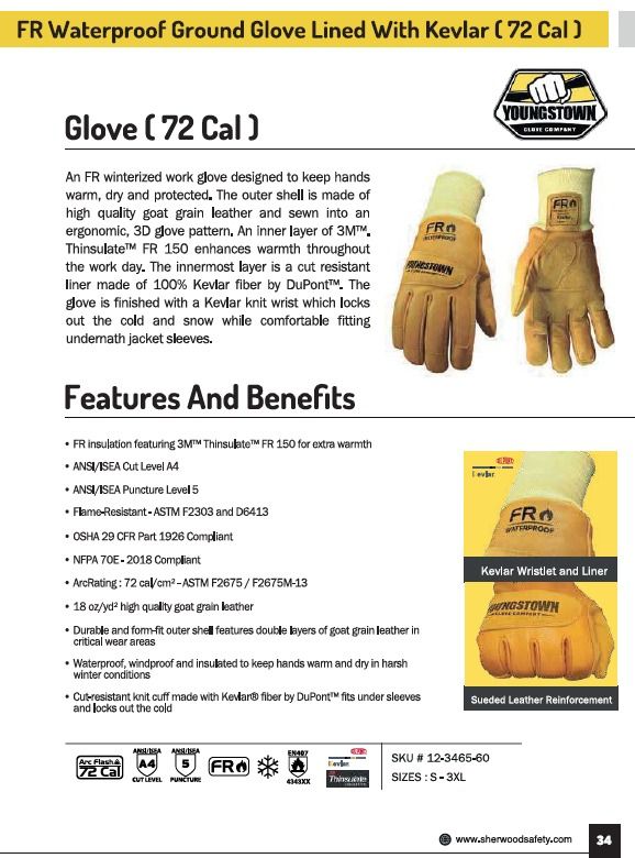 GLOVE (72 CAL) YOUNGSTOWN