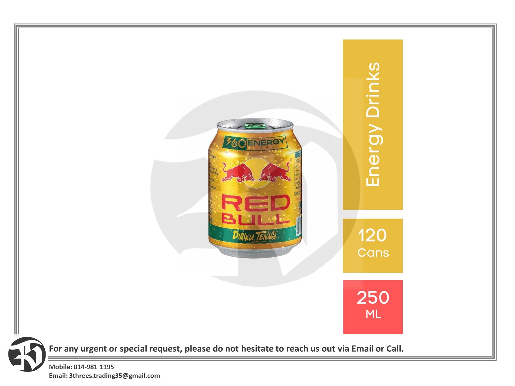 RED BULL GOLD 250ML