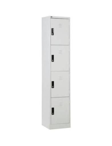 GY314 - Four[4] compartments steel locker, 1829 x 381 x 457 mm