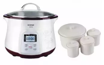 Khind Double Boiler DB18S (4-In-1) 3 x 0.45L + 1.8L Ceramic Pot