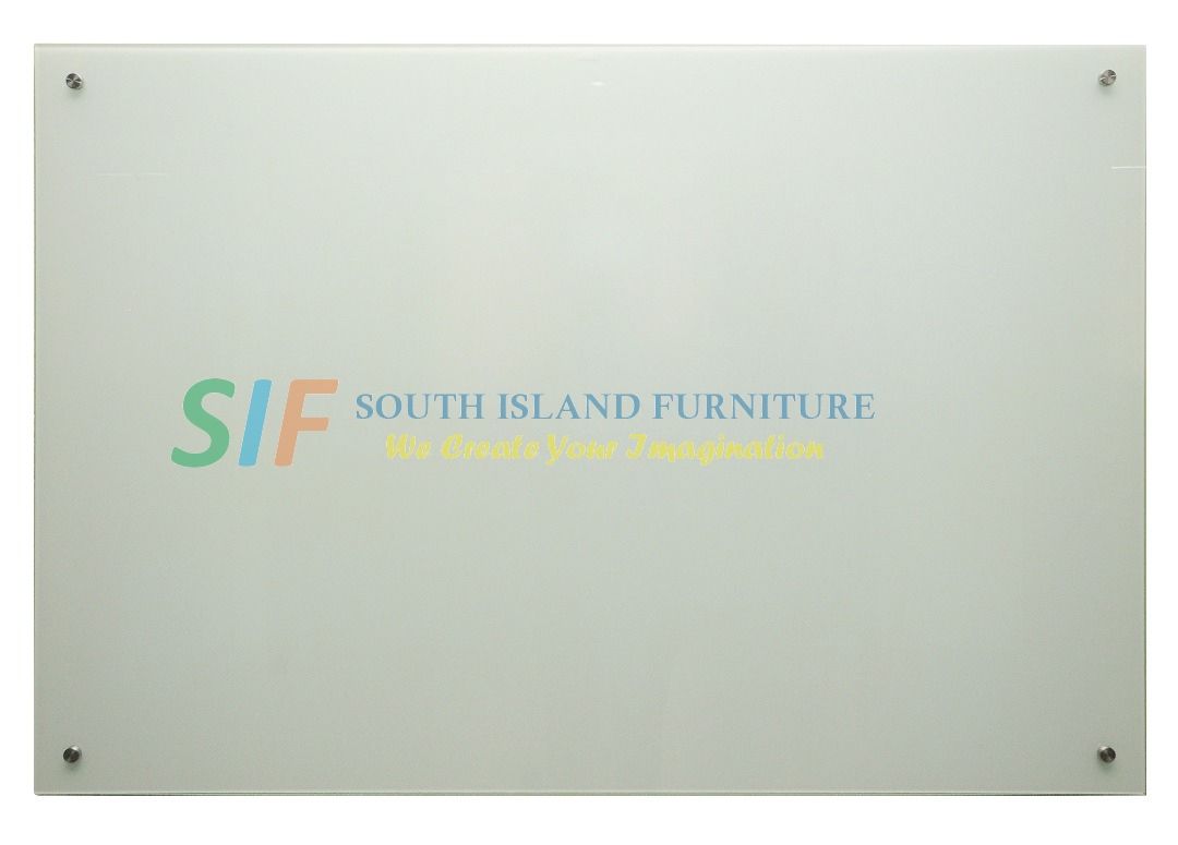 FRAMELESS GLASS WRITING PANEL (4' x 6')