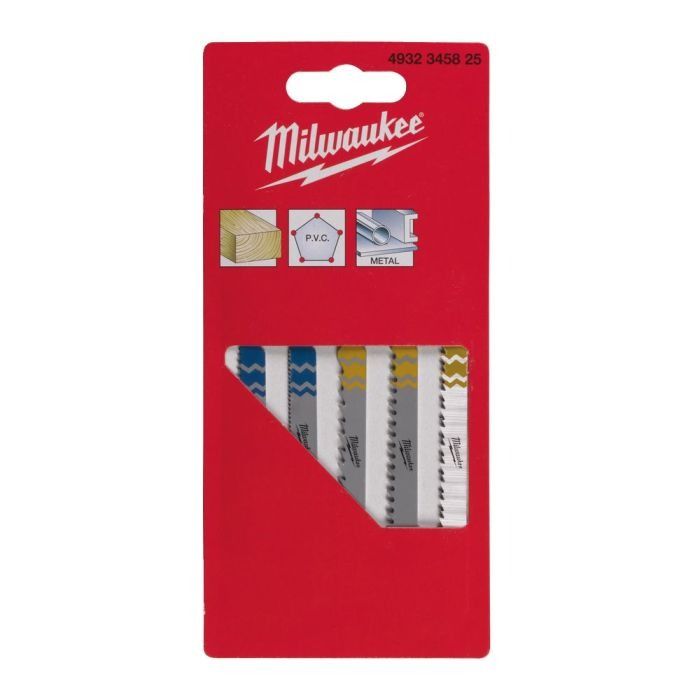 MILWAUKEE Jigsaw Blades Set (5pcs)