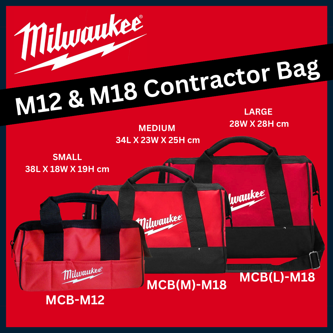 Milwaukee Contractor Bag / Milwaukee Bag / Milwaukee Storage Bag / Milwaukee Beg