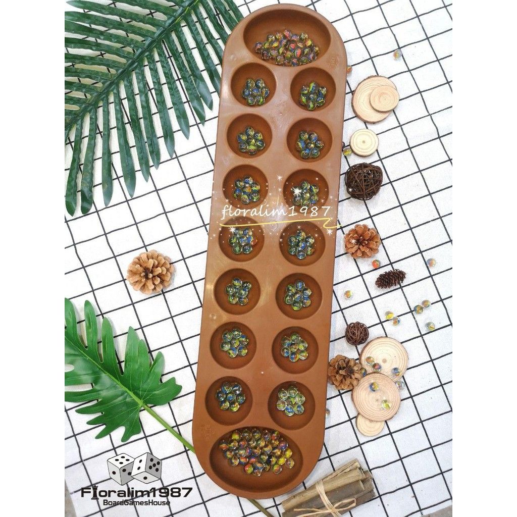 Traditional Congkak (Plastic) FREE GULI
