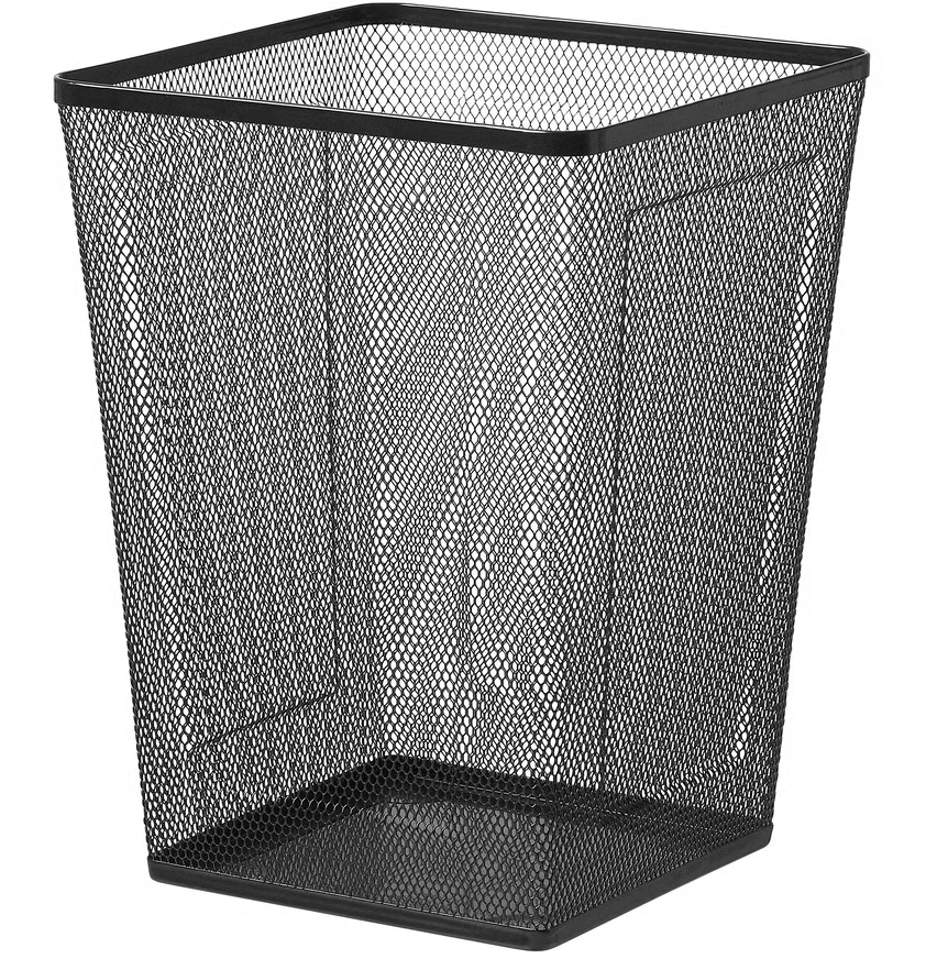 DRÖNJÖNS Wastepaper basket, black