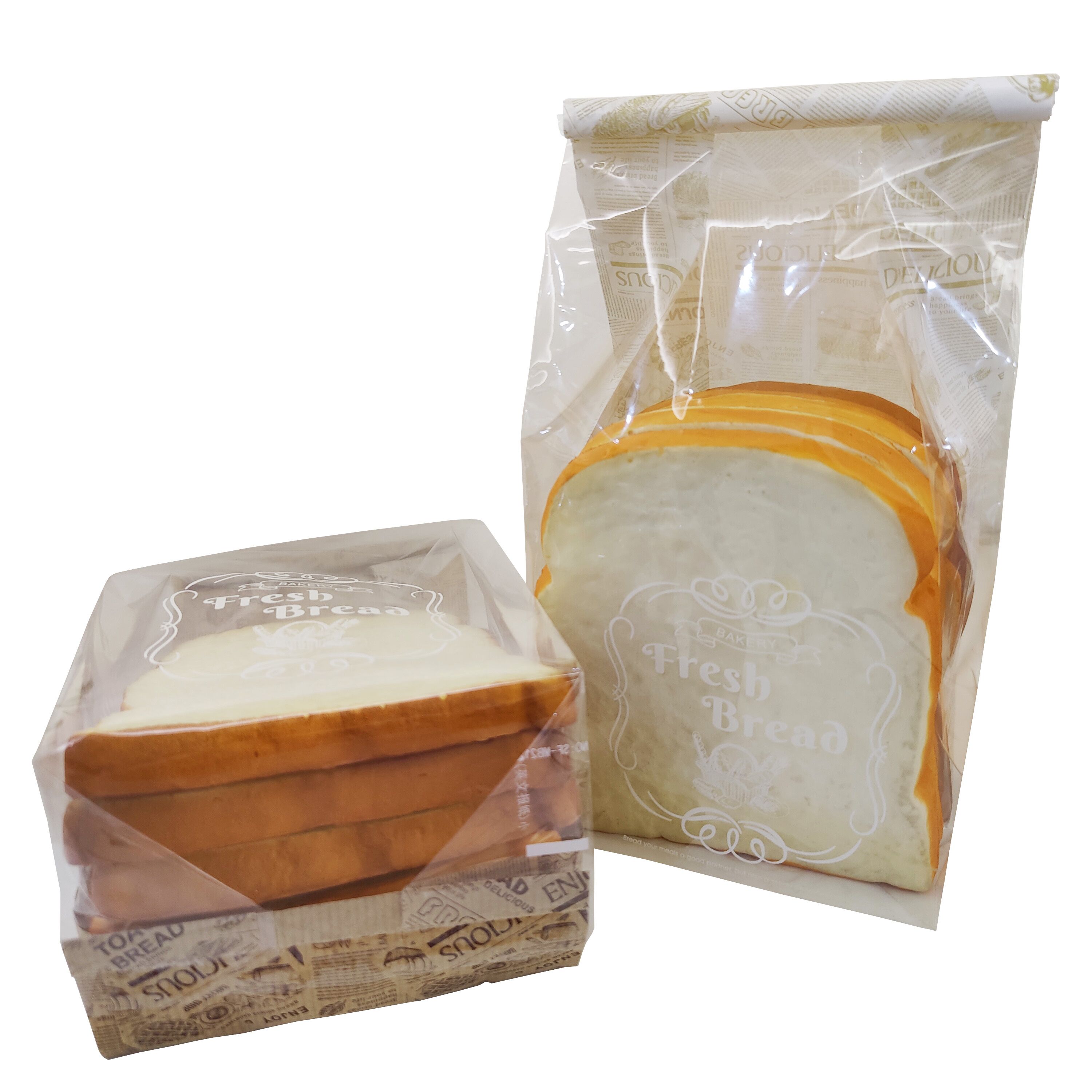 WHITE TOAST BREAD CLEAR CLAMP PACK (1500PCS/CTN)