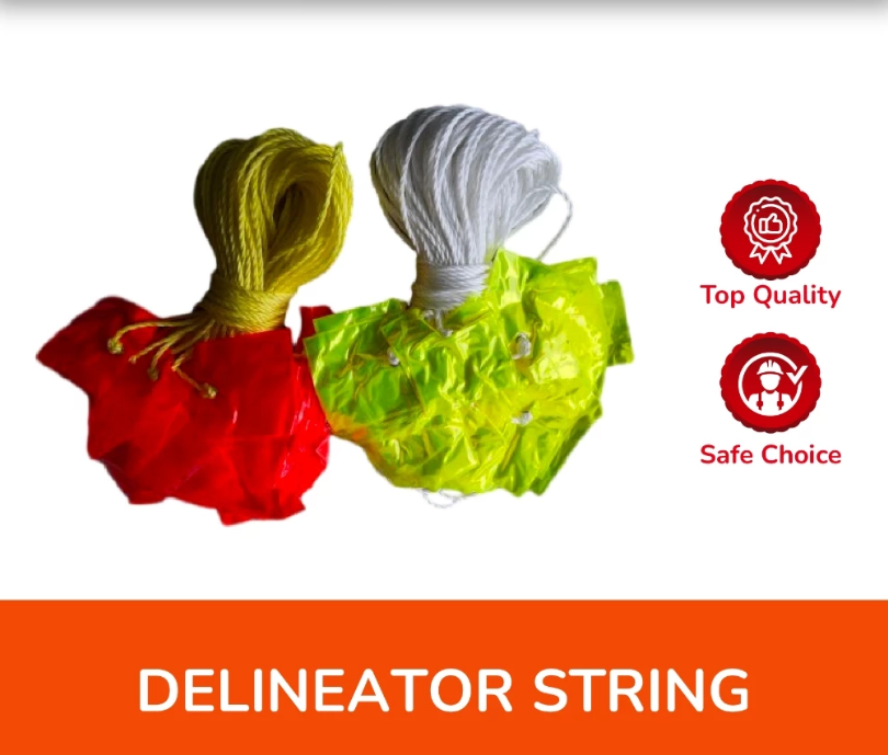 JF DELINEATOR STRING WITH HIGH RELECTIVE SAFETY WARNING