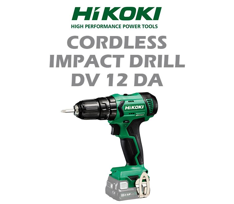 HIKOKI CORDLESS IMPACT DRILL DV12DA