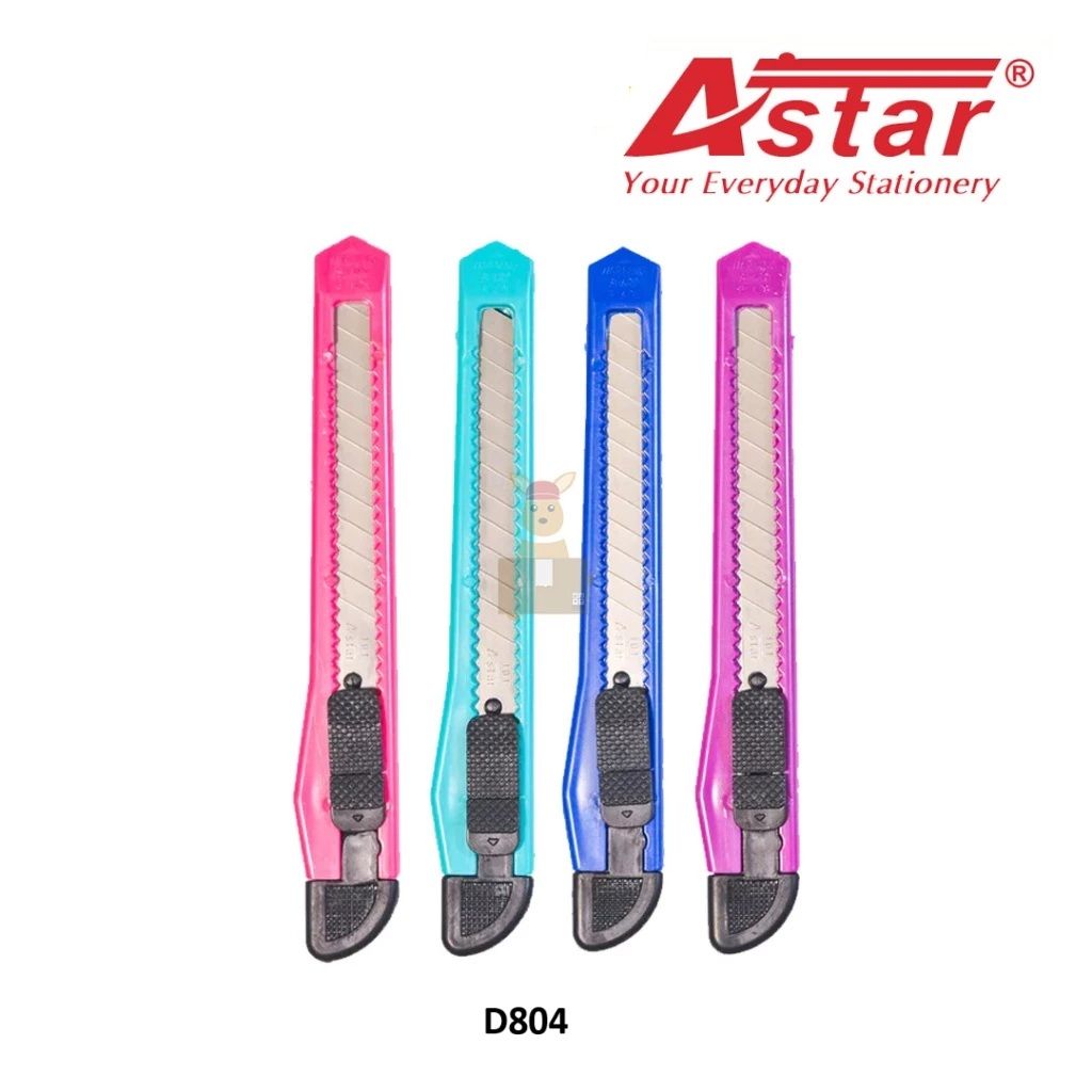 ASTAR Pen Knife Cutter (Random Color) / Cutter Blade