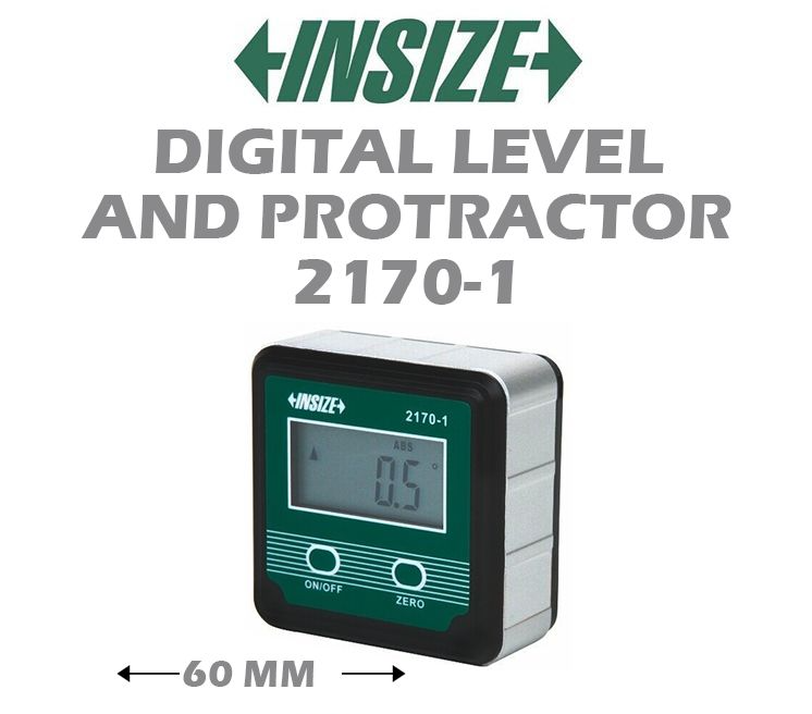 INSIZE DIGITAL LEVEL AND PROTRACTOR 2170-1