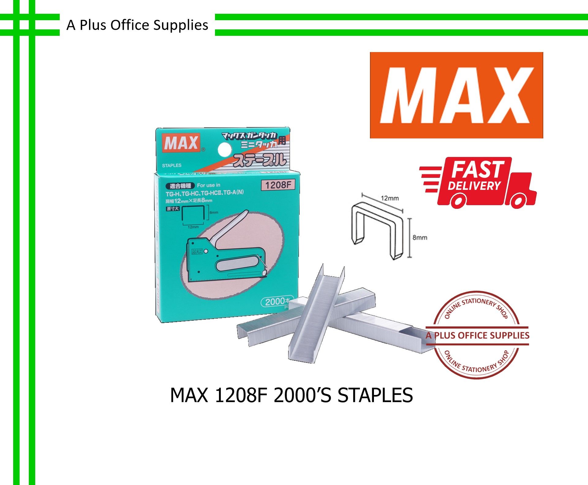 MAX 1208F Staples / Dawai Kokot