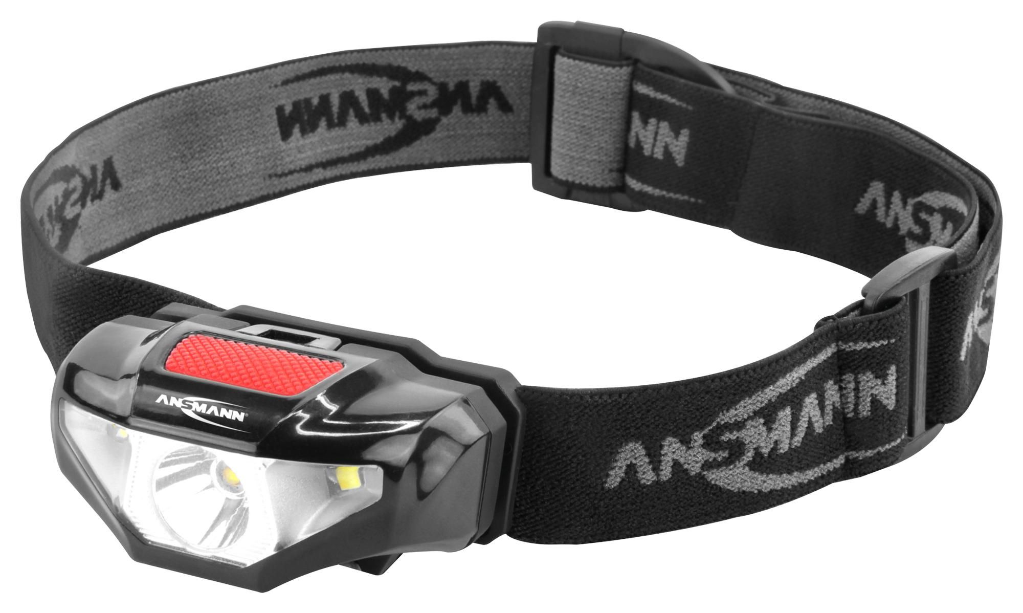 ANSMANN 1600-0260 Lightweight Multifunctional Head Lamp With High-Quality Super-Bright LED Technology