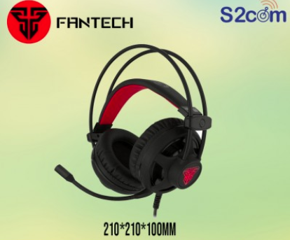 Fantech CHIEF RED Illumination LED Over-Ear Gaming Headset (HG13)