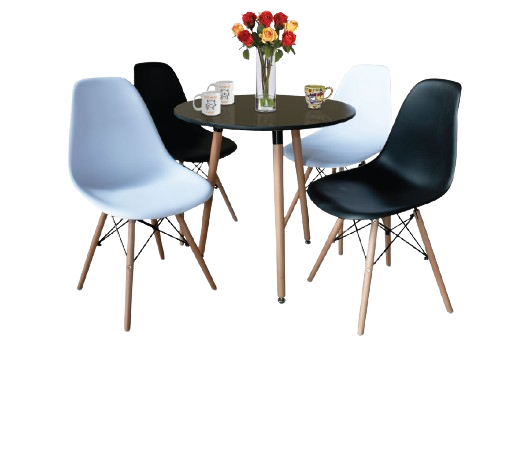 WOS ROUND SHAPE DISCUSSION TABLE/ CAFE TABLE/ 4 IN 1 TABLE/ DISCUSSION CHAIR